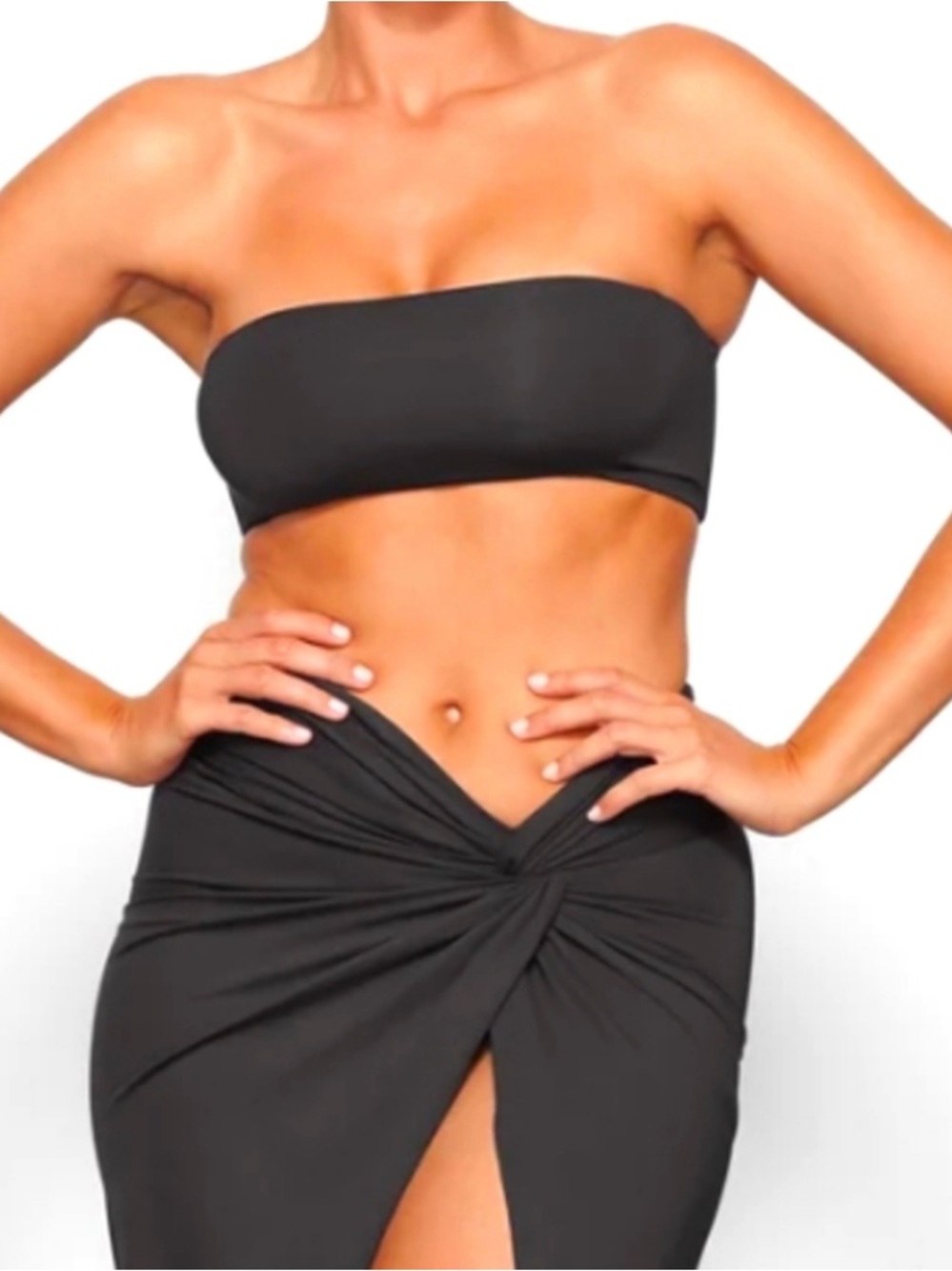 Skims Bandeau Bikini Top size Medium - Picture 2 of 10